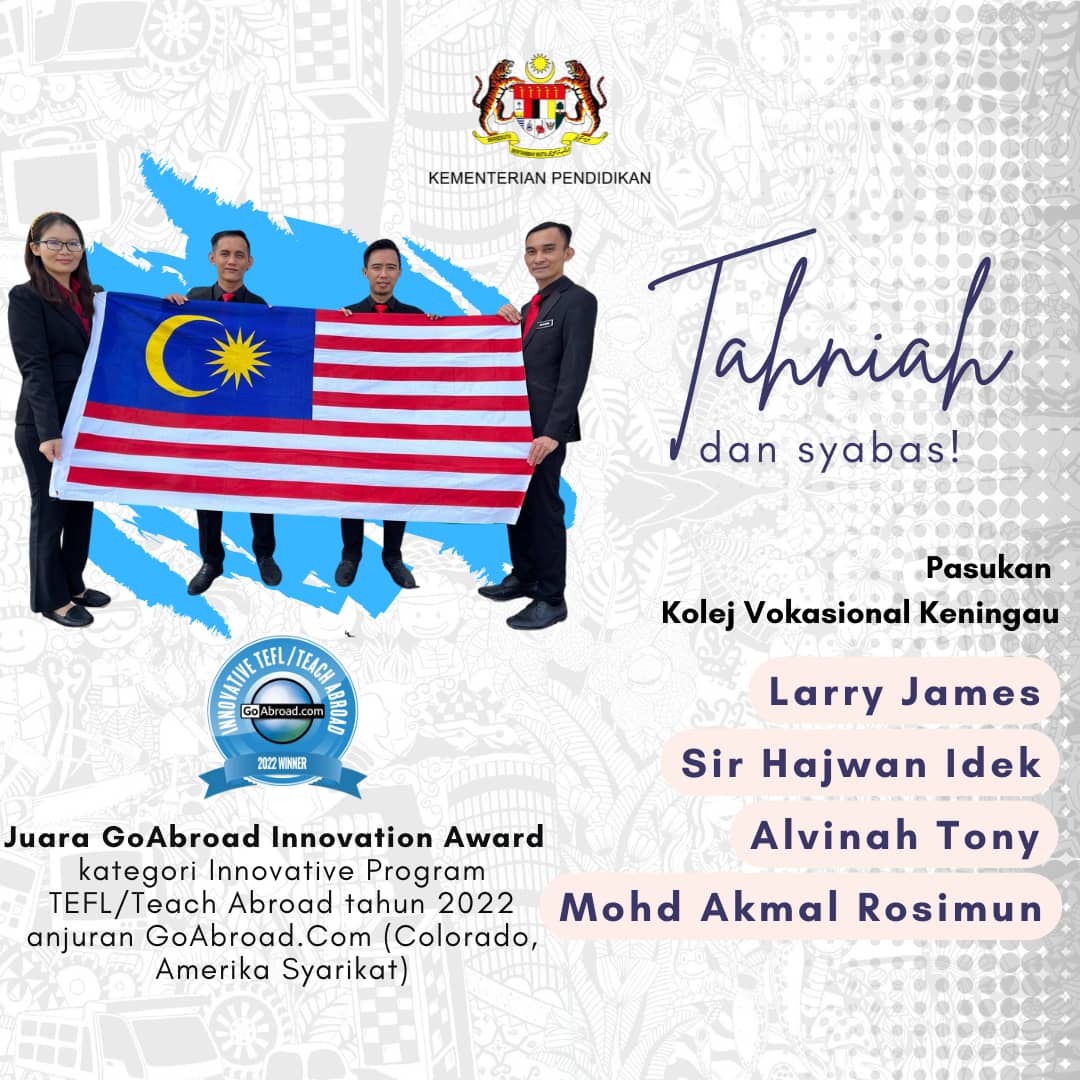 KV Keningau Kejayaan Juara Goabroad Innovation Award