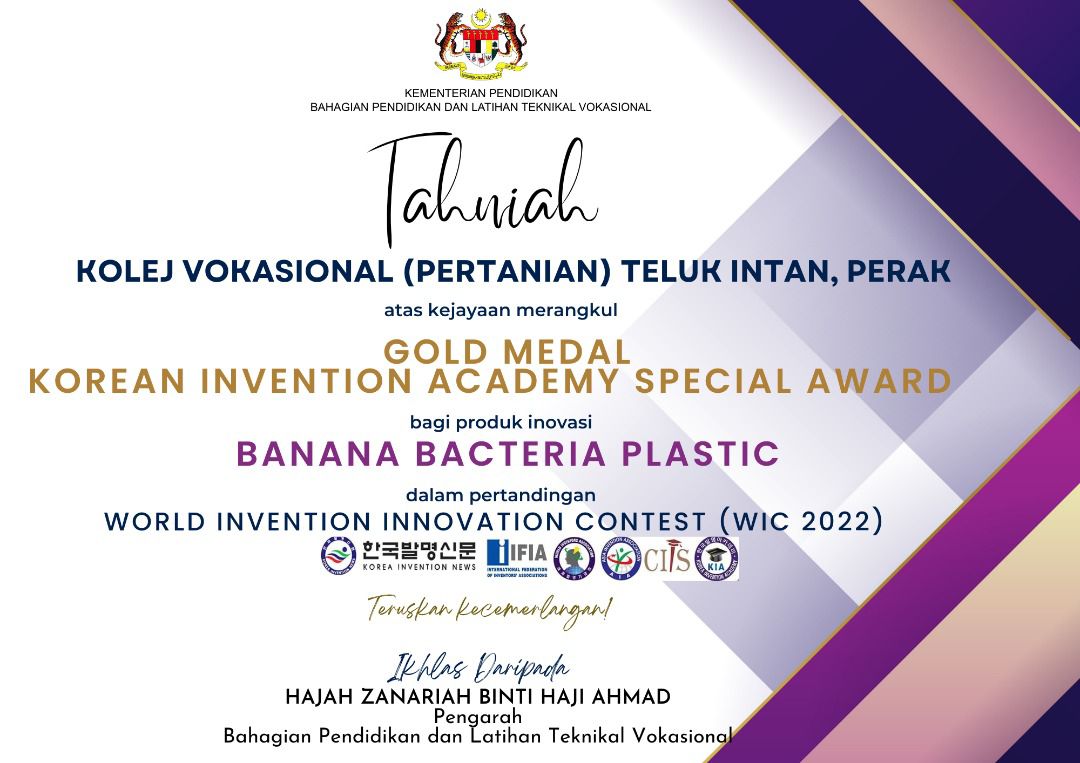 Tahniah KV Teluk Intan