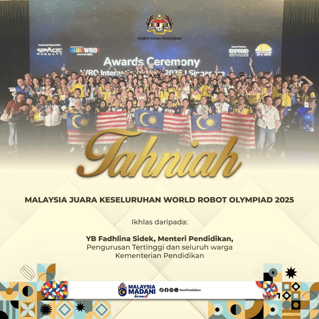 Juara Keseluruhan World Robot Olympiad 2025
