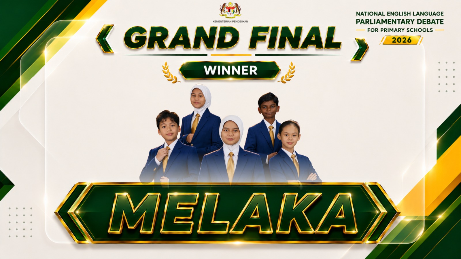 Tahniah Kepada Pasukan Pertandingan Bahas Bahasa Inggeris Ala Parlimen Sekolah Rendah Peringkat Kebangsaan Tahun 2026