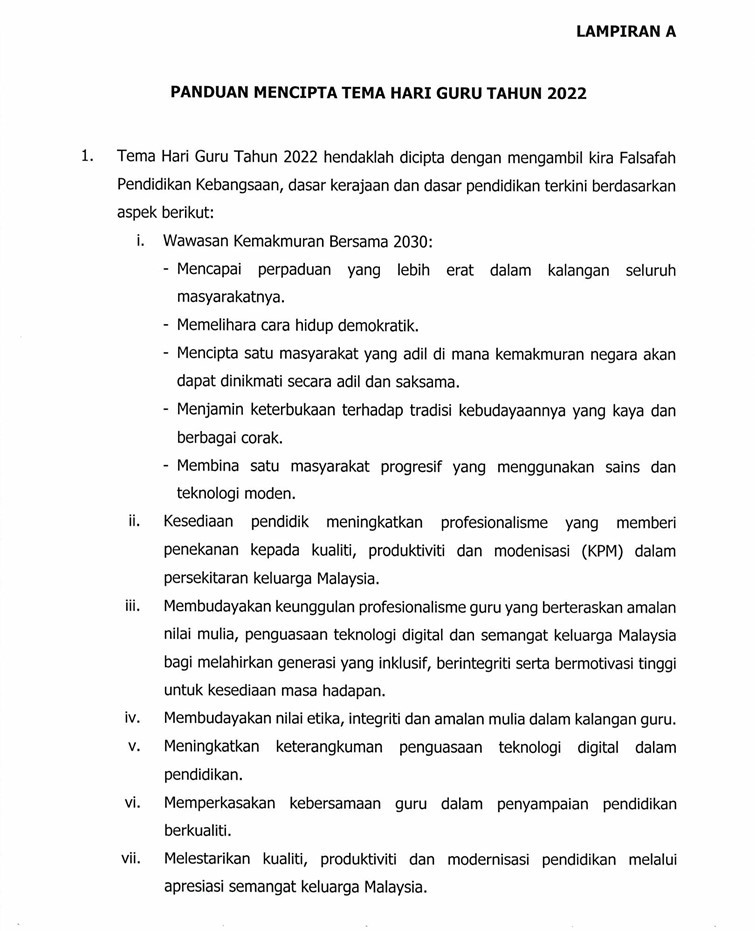 Lampiran A 1