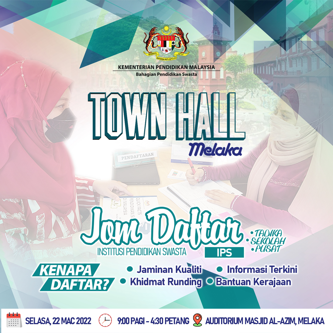 TOWN HALL MELAKA POSTER
