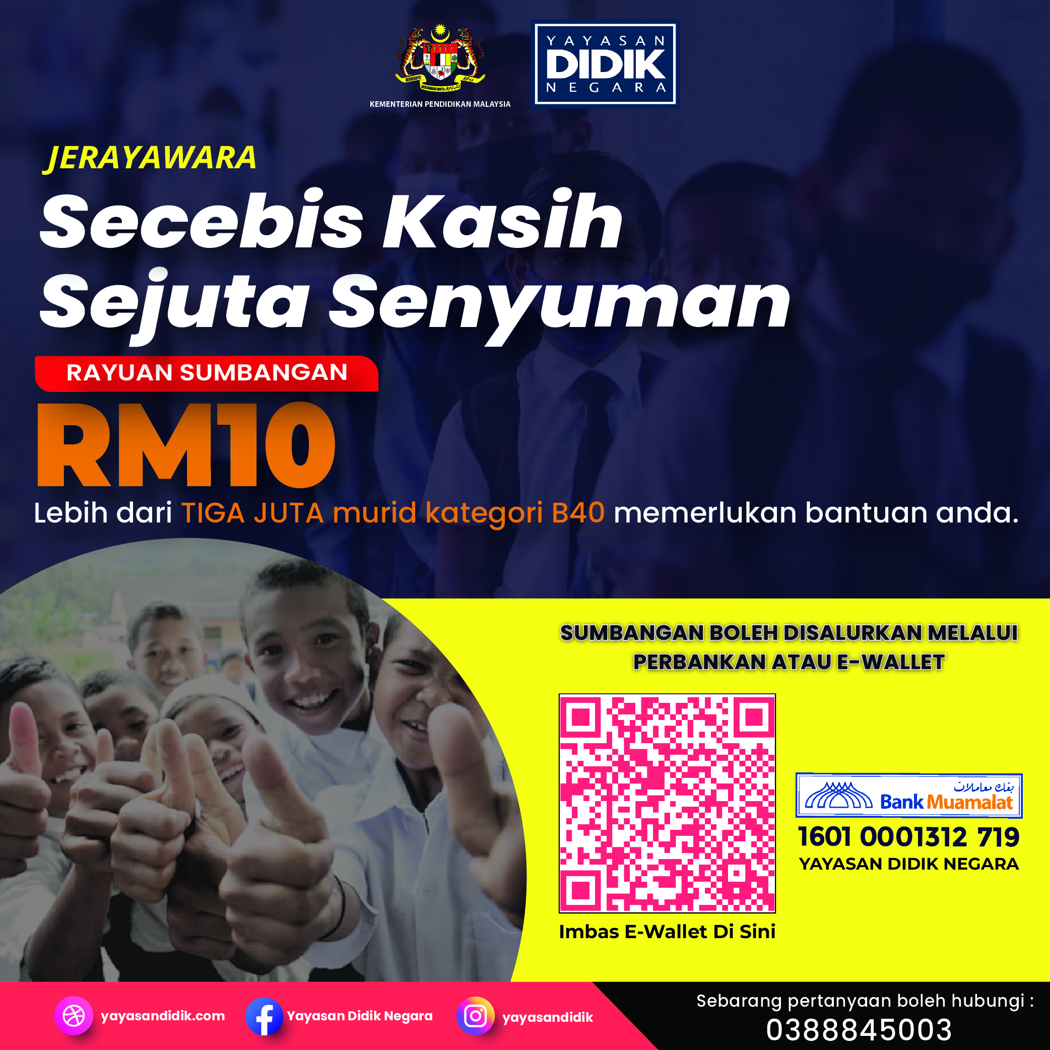 Poster Secebis Kasih Sejuta Senyuman