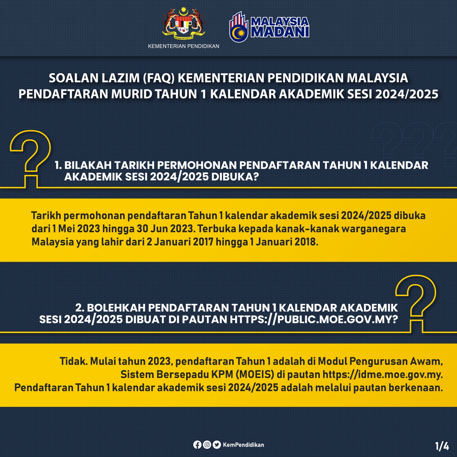 1 FAQ Tahun 1