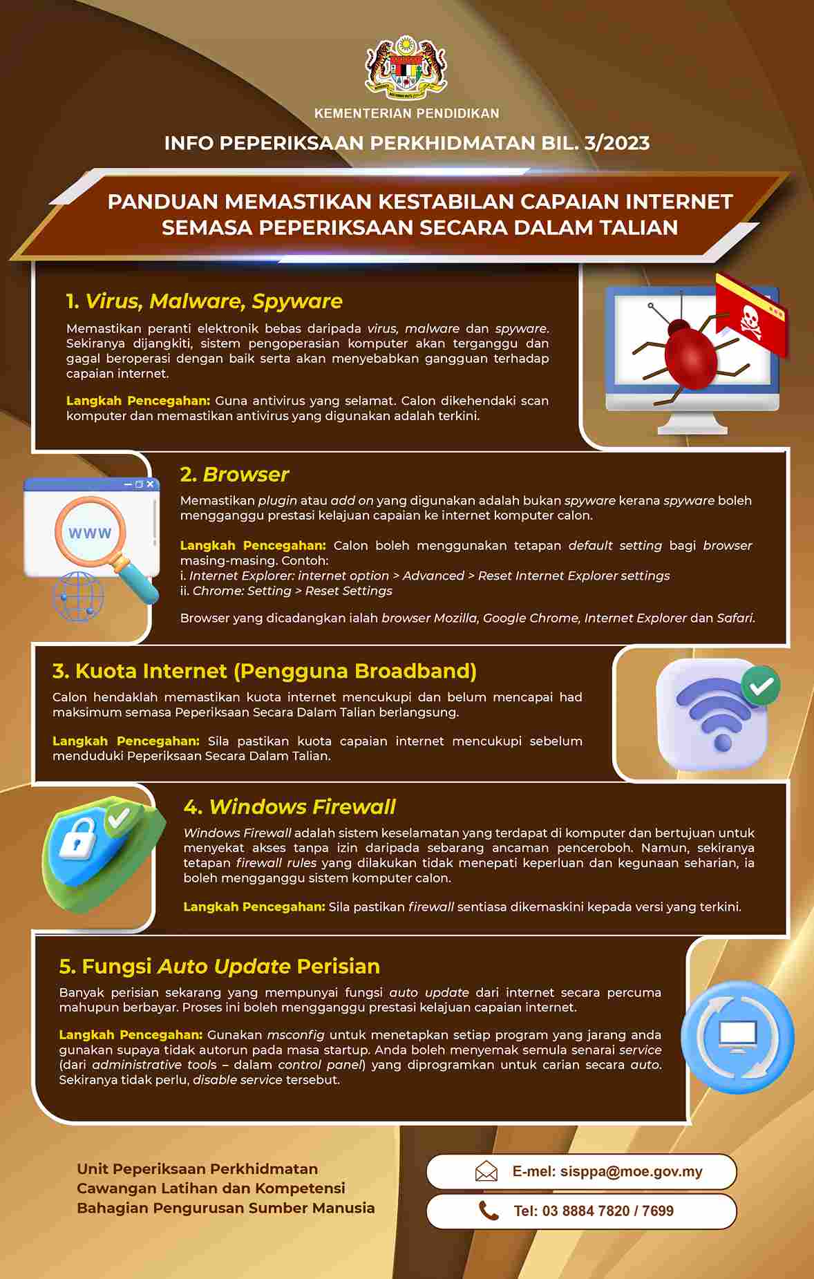 Info Peperiksaan Perkhidmatan Bil. 3 2023