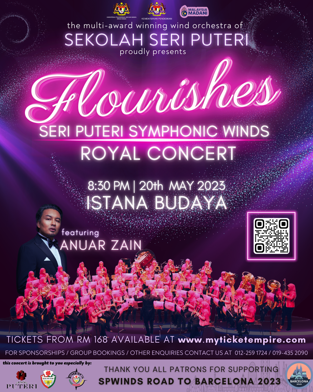 Flourishes Seri Puteri Symphonic Winds Royal Concert