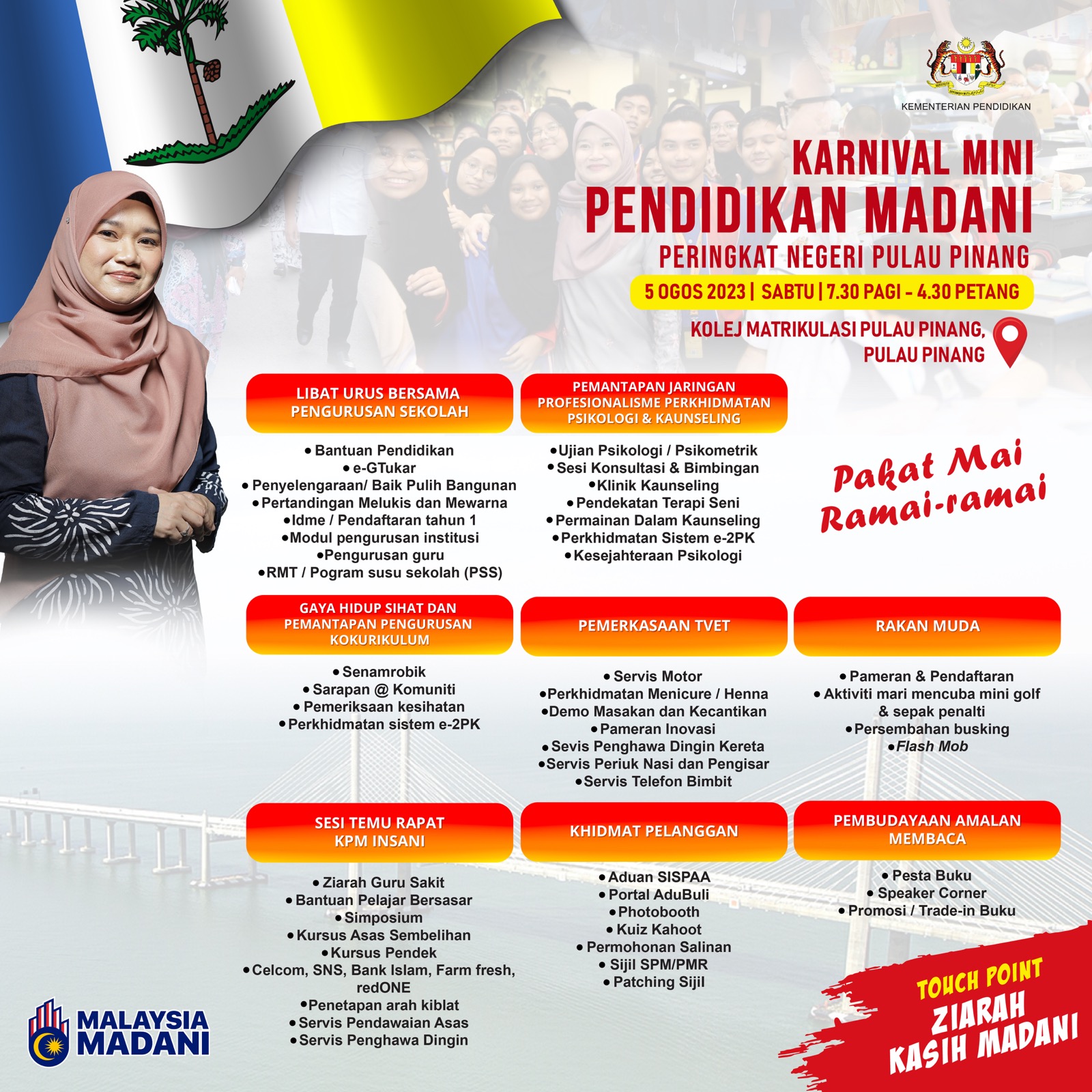 Karnival Mini Pendidikan MADANI Peringkat Negeri Pulau Pinang