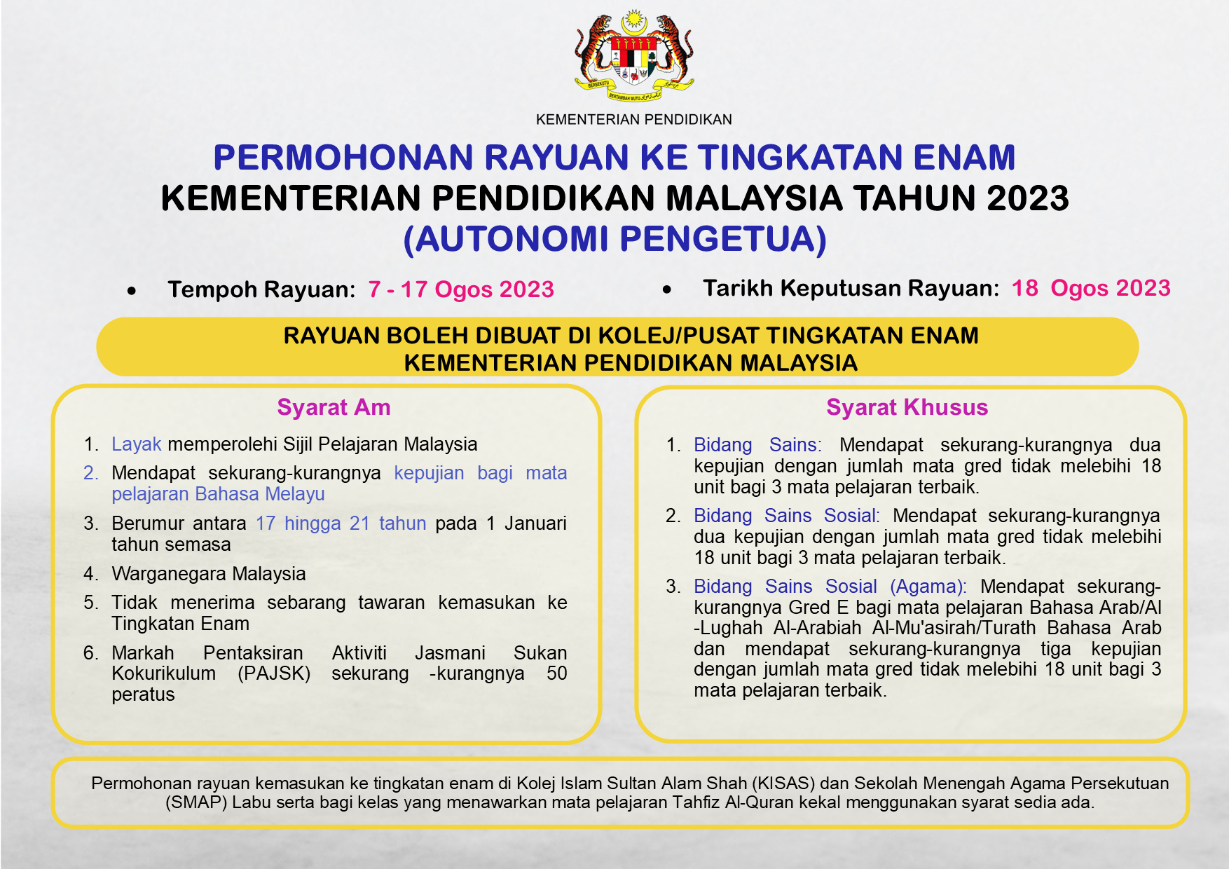 Pelaksanaan Autonomi Pengetua